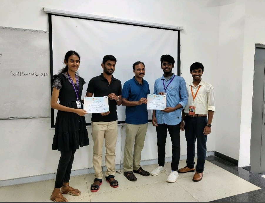 SSN National Level Hackathon - 1st Place